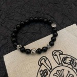 2026年1月31日入荷新品クロムハーツ黒曜石のブレスレットギフト/誕生日/記念品/アクセサリーxin工場
