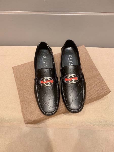 2026年2月25日入荷新作Gucci男性用靴人気商品★/誕生日プレゼント/流行/高品質/JY工場Size:37-45