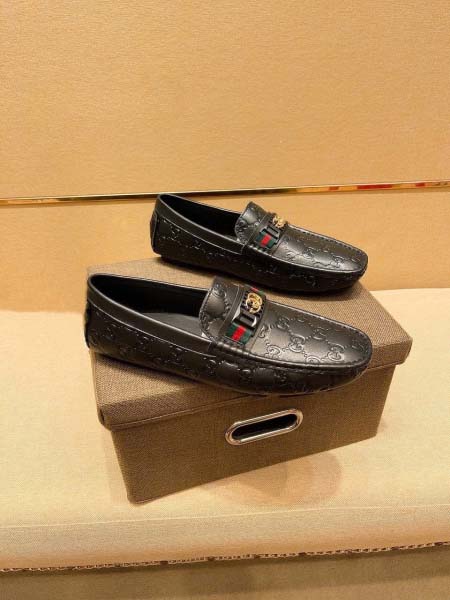 2026年2月25日入荷新作Gucci男性用靴人気商品★/誕生日プレゼント/流行/高品質/JY工場Size:37-45