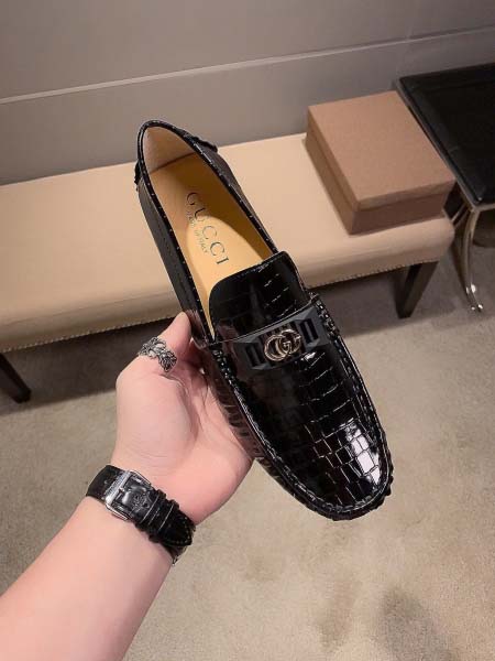 2026年2月25日入荷新作Gucci男性用靴人気商品★/誕生日プレゼント/流行/高品質/JY工場Size:37-45