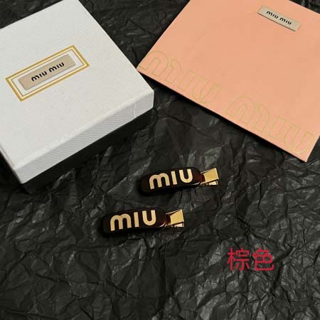 2026年2月5日入荷新品miumiuヘアピンギフト/誕生日...