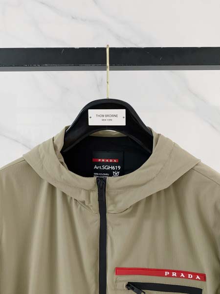 2026年3月6日入荷春秋新作Pradaジャケット高品質DH工場