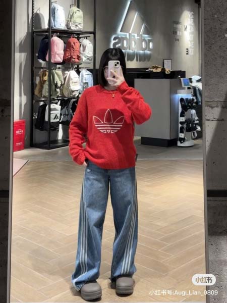 2026年3月22日入荷早春新作Adidasジーパン女性用ファッション/誕生日プレゼント/贈り物 can工場