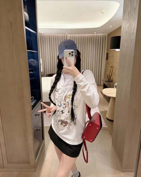 2026年3月9日入荷早春新作Chanel長袖シャツ女性用フ...