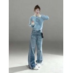 2026年3月22日入荷早春新作Adidasジーパン女性用ファッション/誕生日プレゼント/贈り物 can工場