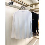 2026年10月12日入荷新作 off white長袖Tシャツ /（ブランドタグ（ネームタグ）の後縫い）JX工場
