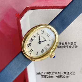 2022年原版復刻新作入荷 女性カルティエ 石英ムーブメント腕時計26mm*32mm