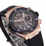 2022年原版復刻新作入荷 ウブロHublot 自動巻ムーブメント腕時計44MM*15.45MM