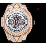 2022年原版復刻新作入荷 ウブロHublot 自動巻ムーブメント腕時計45mm