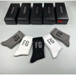 2022年秋冬新作FOG FEAR OF GOD ブランド 新品靴下5足セット