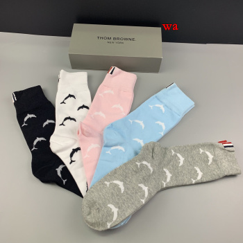 2022年10月秋冬新品 THOM BROWNE  靴下5足...