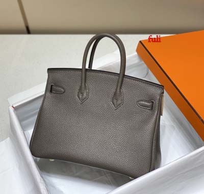 早春新作入荷原版復刻 エルメス Birkin バッグ fuli工場 SIZE: 30 CM