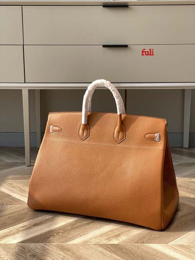 早春新作入荷原版復刻 エルメス Birkin  HAC バッグ fuli工場 SIZE: 50 CM