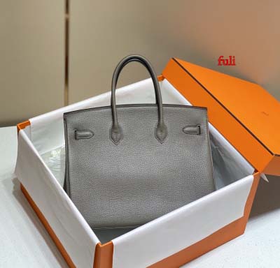 早春新作入荷原版復刻 エルメス Birkin バッグ fuli工場 SIZE:35  CM