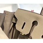 早春新作入荷原版復刻 エルメス Birkin バッグ fuli工場 SIZE: 30 CM