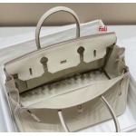 早春新作入荷原版復刻 エルメス Birkin バッグ fuli工場 SIZE: 30 CM