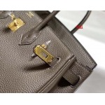 早春新作入荷原版復刻 エルメス Birkin バッグ fuli工場 SIZE: 30 CM