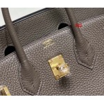 早春新作入荷原版復刻 エルメス Birkin バッグ fuli工場 SIZE: 30 CM