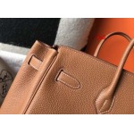 早春新作入荷原版復刻 エルメス Birkin バッグ fuli工場 SIZE: 30 CM