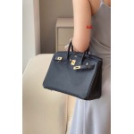 早春新作入荷原版復刻 エルメス Birkin バッグ fuli工場 SIZE: 30 CM