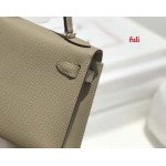 早春新作入荷原版復刻 エルメス Kelly  バッグ fuli工場 SIZE: 19 CM