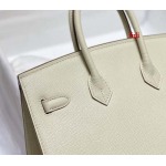 早春新作入荷原版復刻 エルメス Birkin バッグ fuli工場 SIZE: 25CM