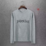 バレンシアガ人気 メンズの長袖Tシャツ 32工場 M-6XL