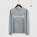 バレンシアガ 人気 メンズの長袖Tシャツ 32工場 M-6XL