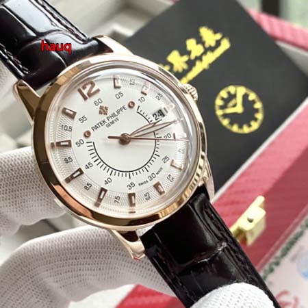 高品質 PATEK PHILIPPE 40mm自動巻ムーブメント腕時計 huaq工場