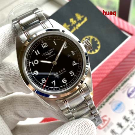 高品質ロンジン 42mm 自動巻ムーブメント腕時計 huaq工場