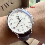 高品質IWC  42mm 自動巻ムーブメント腕時計 huaq工場