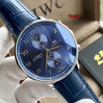 高品質IWC  42mm 自動巻ムーブメント腕時計 huaq工場