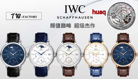 高品質 IWC 40mm 自動巻ムーブメント腕時計 huaq...