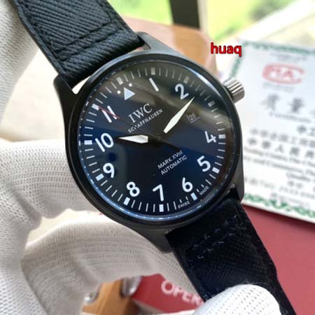 高品質 IWC 40mm 自動巻ムーブメント腕時計 huaq...