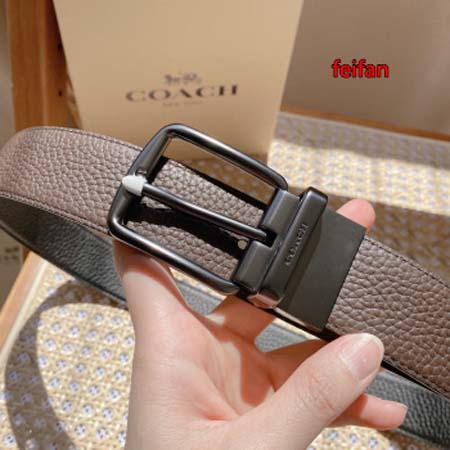 2023年高品質新作入荷Coachメンズのベルト38mm 本革feifan工場