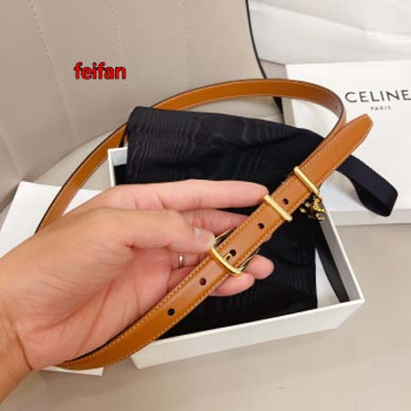 2023年高品質新作入荷CELINE 女性 ベルト18mm 本革feifan工場