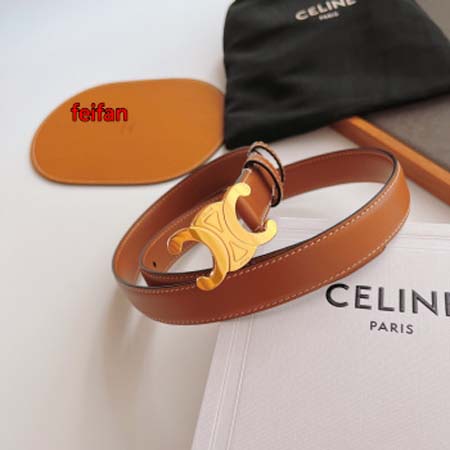 2023年高品質新作入荷CELINE 女性ベルト25mm 本革feifan工場