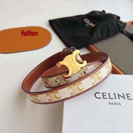 2023年高品質新作入荷CELINE 女性ベルト25mm 本革feifan工場