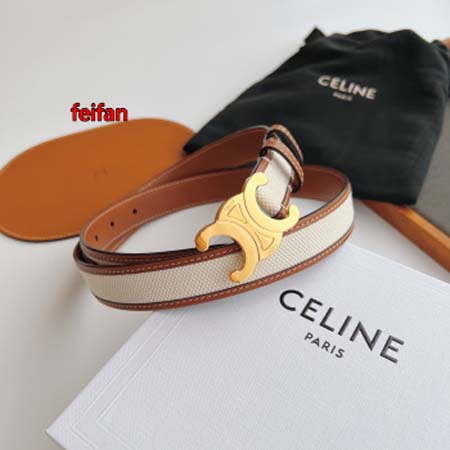 2023年高品質新作入荷CELINE 女性ベルト25mm 本革feifan工場