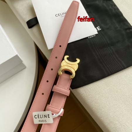 2023年高品質新作入荷CELINE 女性ベルト18mm 本革feifan工場