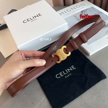 2023年高品質新作入荷CELINE 女性ベル25mm 本革...