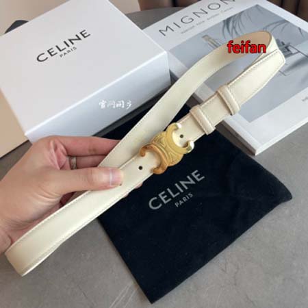 2023年高品質新作入荷CELINE 女性ベル25mm 本革...