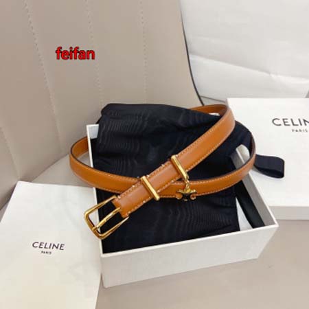 2023年高品質新作入荷CELINE 女性 ベルト18mm ...