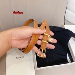 2023年高品質新作入荷CELINE 女性 ベルト18mm 本革feifan工場