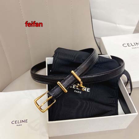 2023年高品質新作入荷CELINE 女性 ベルト18mm ...