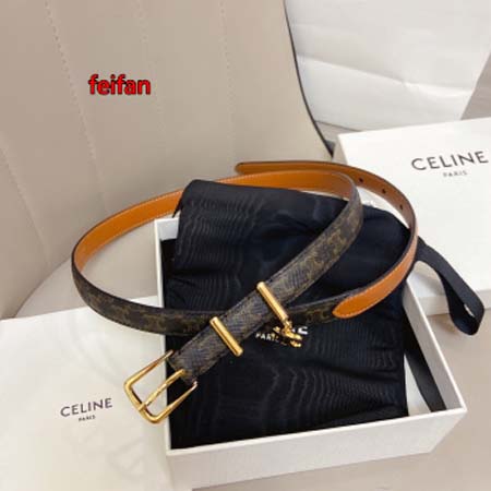 2023年高品質新作入荷CELINE 女性 ベルト18mm ...