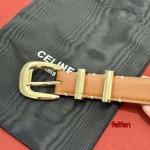 2023年高品質新作入荷CELINE 女性 ベルト25mm 本革feifan工場