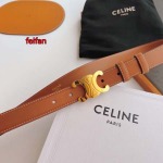 2023年高品質新作入荷CELINE 女性ベルト25mm 本革feifan工場