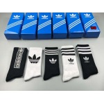 2023年新品人気 Adidas 靴下一箱5足セット