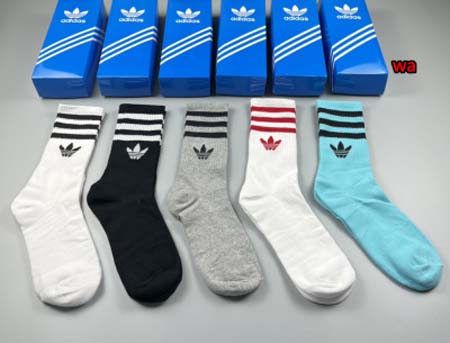 2023年新品人気 Adidas 靴下一箱5足セット